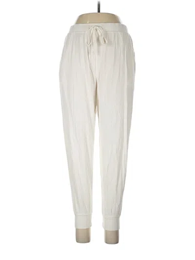 Pre-owned Lands' End Casual Pants In Ivory