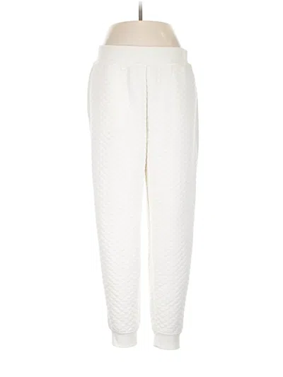 Pre-owned Lands' End Casual Pants In Ivory