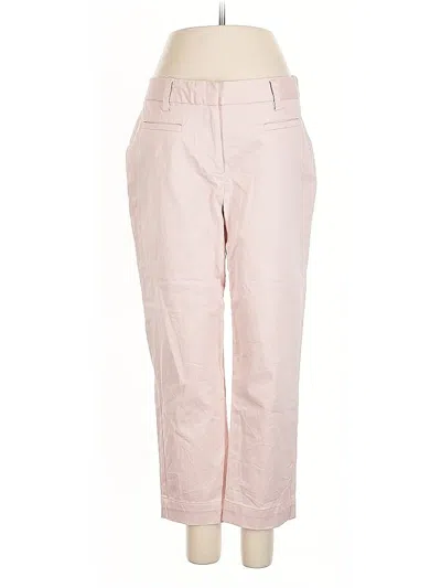 Pre-owned Lands' End Casual Pants In Pink