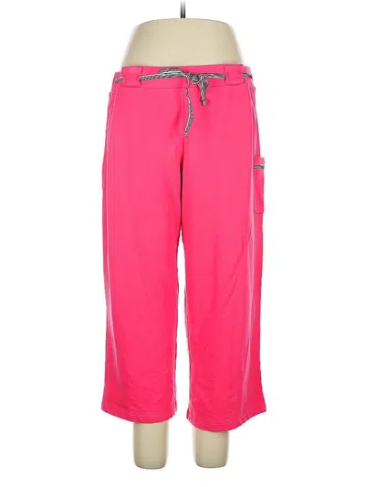 Pre-owned Lands' End Casual Pants In Pink