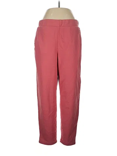 Pre-owned Lands' End Casual Pants In Pink