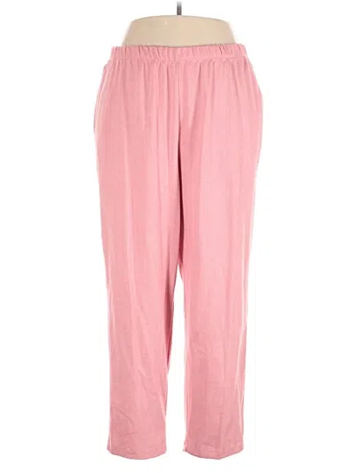 Pre-owned Lands' End Casual Pants In Pink