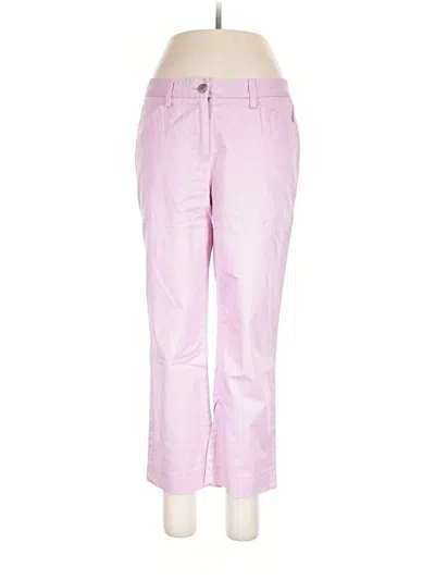 Pre-owned Lands' End Casual Pants In Pink