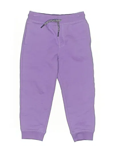 Pre-owned Lands' End Kids'  Casual Pants In Purple