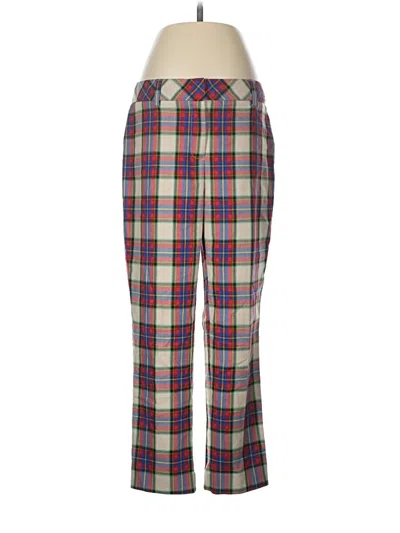Pre-owned Lands' End Casual Pants In Purple
