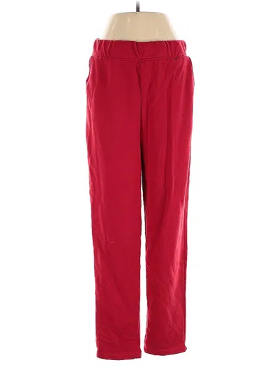 Pre-owned Lands' End Casual Pants In Red
