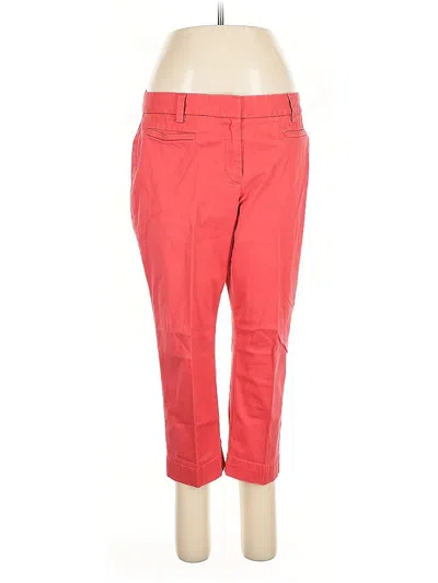Pre-owned Lands' End Casual Pants In Red