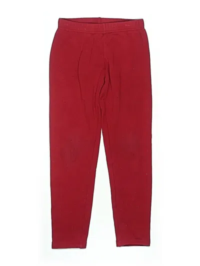 Pre-owned Lands' End Kids'  Casual Pants In Red