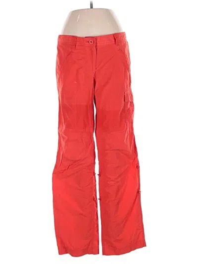 Pre-owned Lands' End Casual Pants In Red