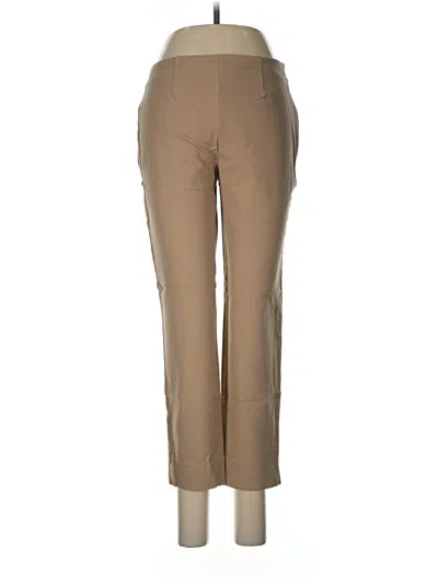 Pre-owned Lands' End Casual Pants In Tan