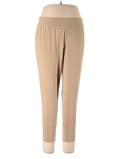 Pre-owned Lands' End Casual Pants In Tan