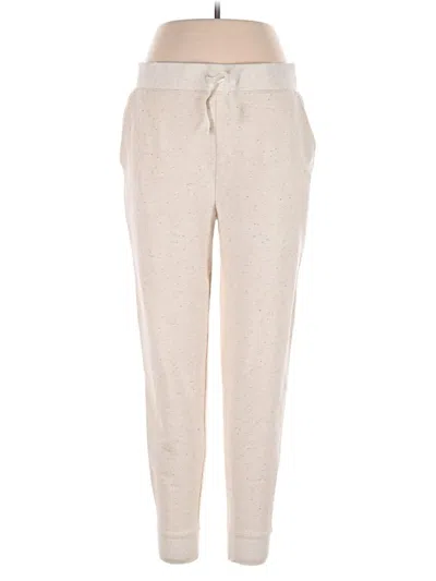 Pre-owned Lands' End Casual Pants In Tan