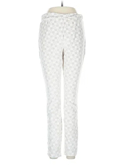 Pre-owned Lands' End Casual Pants In White