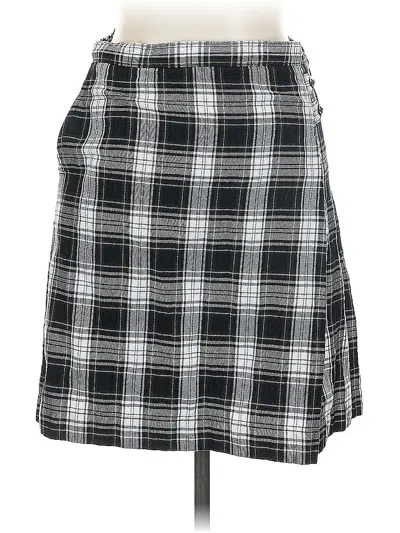 Pre-owned Lands' End Casual Skirt In Black