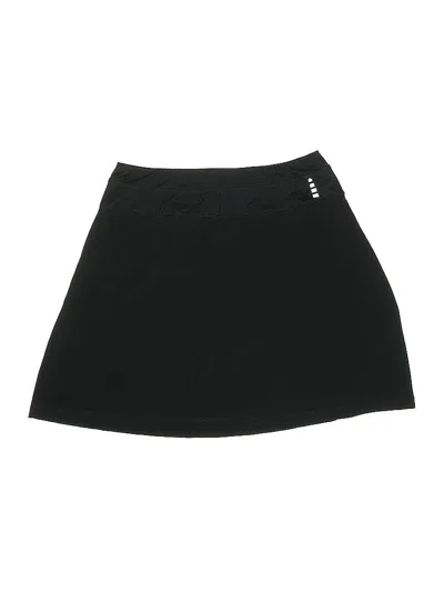 Pre-owned Lands' End Casual Skirt In Black