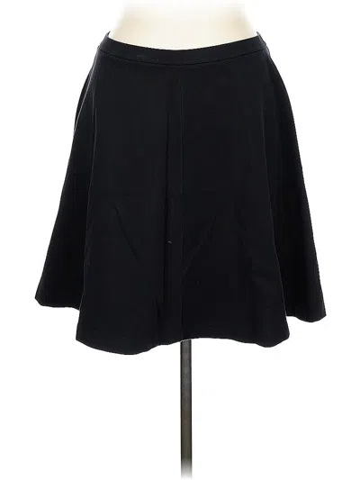 Pre-owned Lands' End Casual Skirt In Black