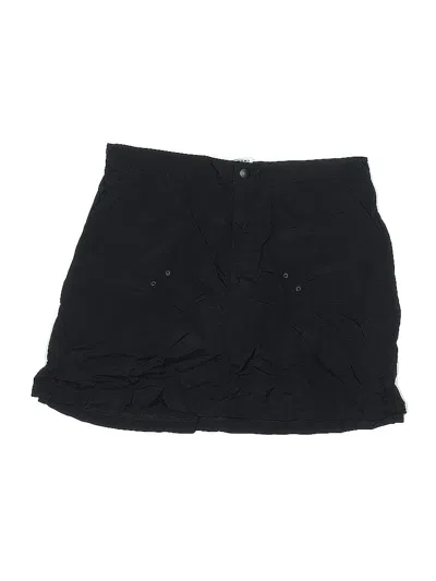 Pre-owned Lands' End Casual Skirt In Black