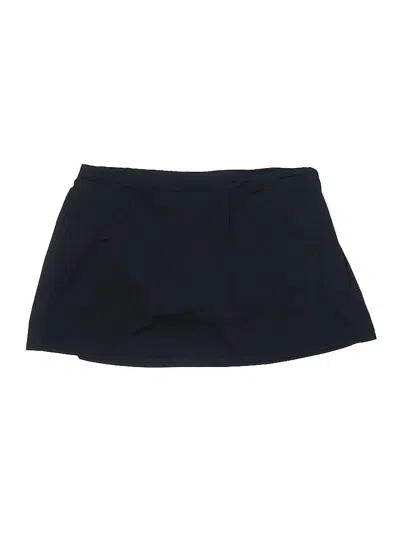 Pre-owned Lands' End Casual Skirt In Black