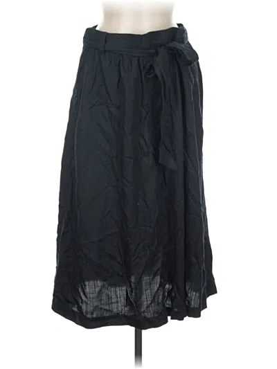 Pre-owned Lands' End Casual Skirt In Black