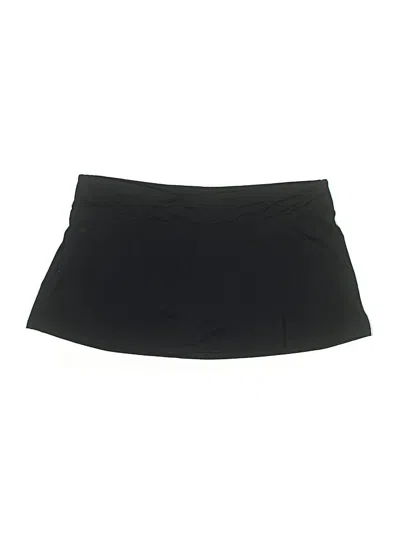 Pre-owned Lands' End Casual Skirt In Black