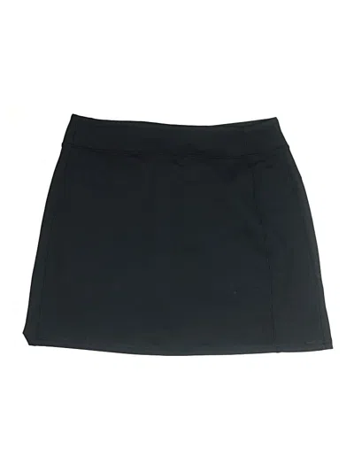 Pre-owned Lands' End Casual Skirt In Black