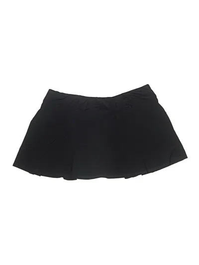 Pre-owned Lands' End Casual Skirt In Black