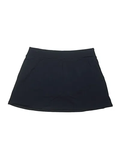 Pre-owned Lands' End Casual Skirt In Black