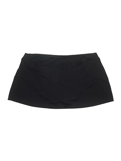 Pre-owned Lands' End Casual Skirt In Black