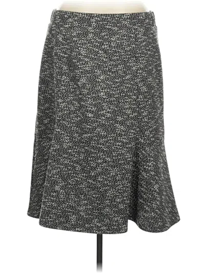 Pre-owned Lands' End Casual Skirt In Black