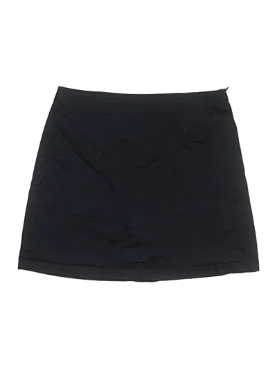 Pre-owned Lands' End Casual Skirt In Black
