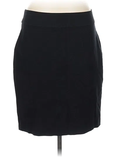 Pre-owned Lands' End Casual Skirt In Black