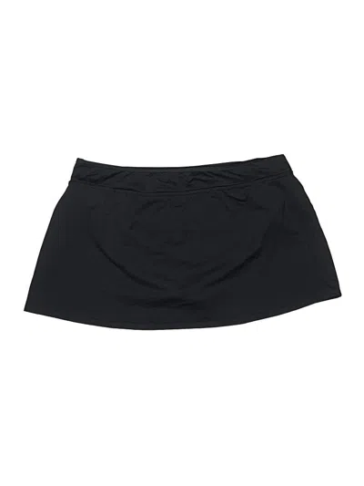 Pre-owned Lands' End Casual Skirt In Black