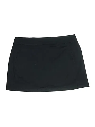 Pre-owned Lands' End Casual Skirt In Black