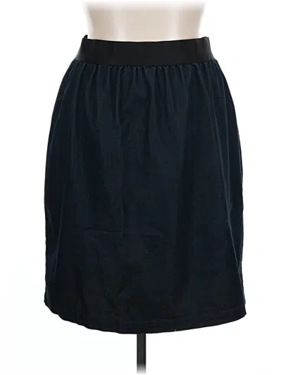 Pre-owned Lands' End Casual Skirt In Black