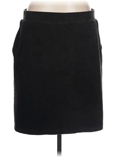 Pre-owned Lands' End Casual Skirt In Black