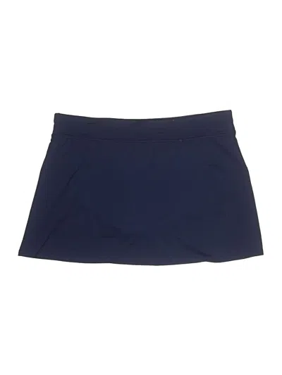 Pre-owned Lands' End Casual Skirt In Black