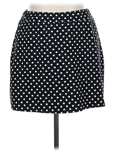 Pre-owned Lands' End Casual Skirt In Black