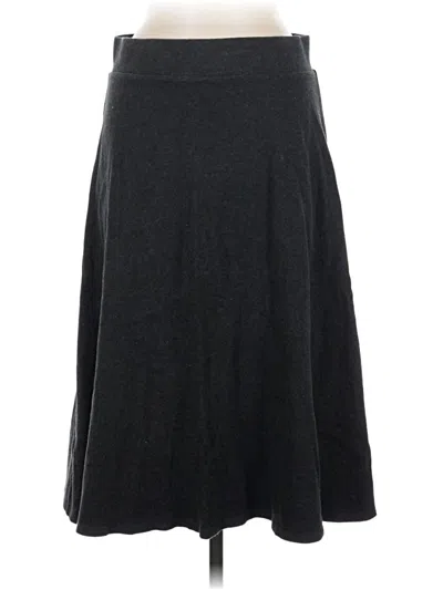 Pre-owned Lands' End Casual Skirt In Black