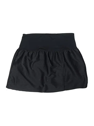 Pre-owned Lands' End Casual Skirt In Black
