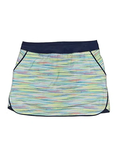 Pre-owned Lands' End Casual Skirt In Blue