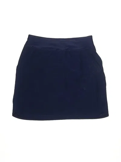 Pre-owned Lands' End Casual Skirt In Blue