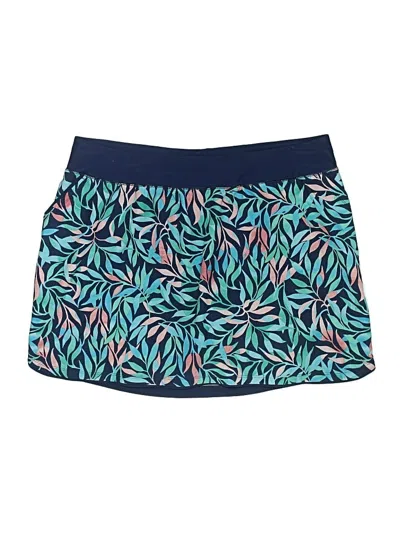 Pre-owned Lands' End Casual Skirt In Blue