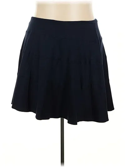Pre-owned Lands' End Casual Skirt In Blue