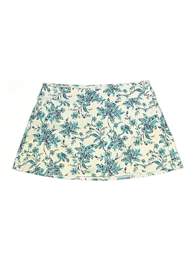 Pre-owned Lands' End Casual Skirt In Blue