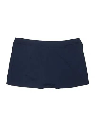 Pre-owned Lands' End Casual Skirt In Blue