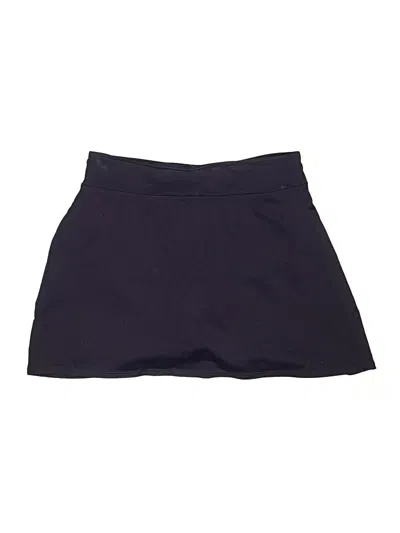 Pre-owned Lands' End Casual Skirt In Blue