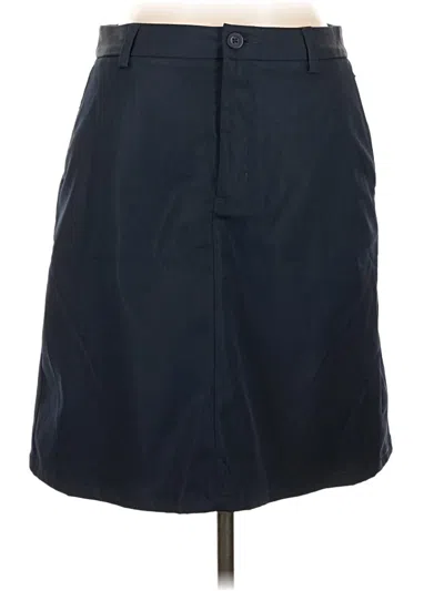 Pre-owned Lands' End Casual Skirt In Blue