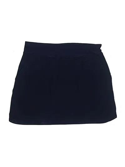 Pre-owned Lands' End Casual Skirt In Blue