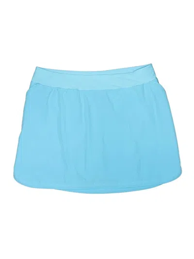 Pre-owned Lands' End Casual Skirt In Blue