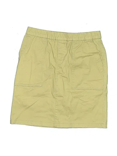 Pre-owned Lands' End Casual Skirt In Brown